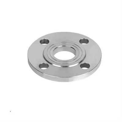 Dimensioni personalizzate Flange in acciaio inossidabile argento con standard ISO e connessione a flange