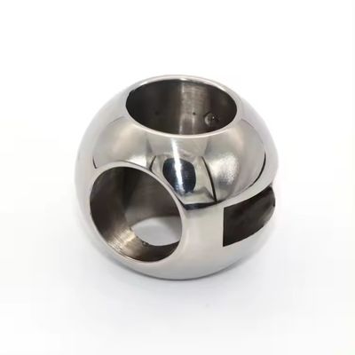 Norma nazionale DN150-DN300 201/304/316L Valvola a sfera a tre vie in acciaio inossidabile con resistenza alla corrosione e superficie lucidata a specchio