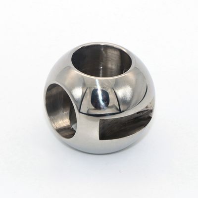 Valvole ricambi unici DN50-DN150 Valvola a sfera a 3 vie in acciaio inossidabile con superficie lucidata a specchio e standard nazionale
