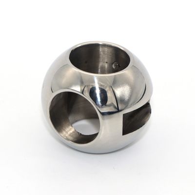 Valvole ricambi unici DN50-DN150 Valvola a sfera a 3 vie in acciaio inossidabile con superficie lucidata a specchio e standard nazionale