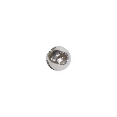 DN150-DN300 Valvola a sfera a tre vie in acciaio inossidabile argento con resistenza alle alte temperature e superficie lucidata a specchio