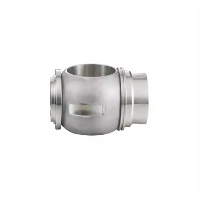 Supporto personalizzato OEM Silver Stainless Steel Hard Seal Valve Ball con sedile di valvola 201/304/316L da ISO Certified