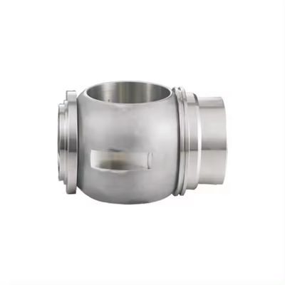 Supporto personalizzato OEM Silver Stainless Steel Hard Seal Valve Ball con sedile di valvola 201/304/316L da ISO Certified