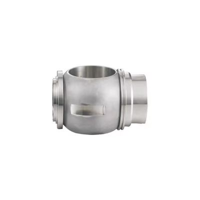 Supporto personalizzato OEM Silver Stainless Steel Hard Seal Valve Ball con sedile di valvola 201/304/316L da ISO Certified