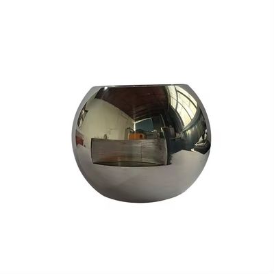 Supporto personalizzato OEM Valvola a sfera in acciaio inossidabile con superficie garantita e lucidata a specchio