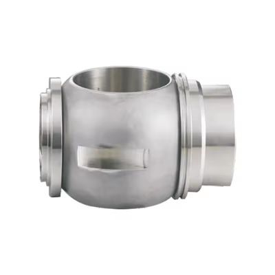 DN80 resistente alla corrosione in acciaio inossidabile 304 sfera di valvola a sigillo rigido con sedile di valvola personalizzato per il supporto OEM e le esigenze