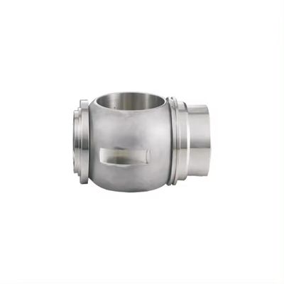 DN80 resistente alla corrosione in acciaio inossidabile 304 sfera di valvola a sigillo rigido con sedile di valvola personalizzato per il supporto OEM e le esigenze