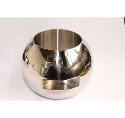 Sliver 201/304/316L Valvola a sfera inossidabile con design trasparente e superficie lucidata a specchio