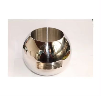 Sliver 201/304/316L Valvola a sfera inossidabile con design trasparente e superficie lucidata a specchio