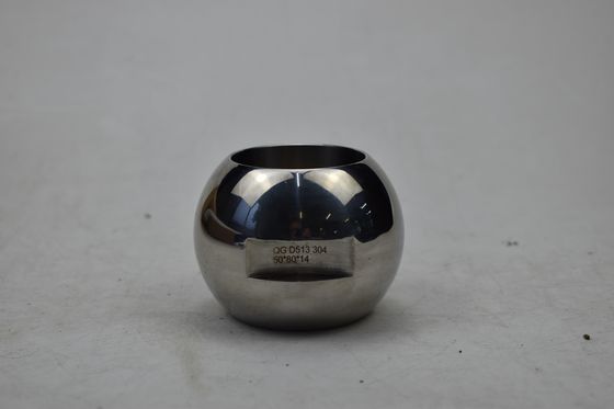 316L argento DN15 industria in acciaio inossidabile sfera di valvola di lucidatura elevata con superficie lucidata a specchio e tecnica più recente