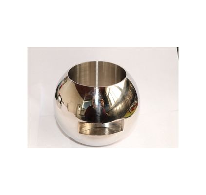 Valvole Ricambi Valvola a sfera regolabile a un pezzo con design trasparente e superficie lucidata a specchio in 201/304/316L