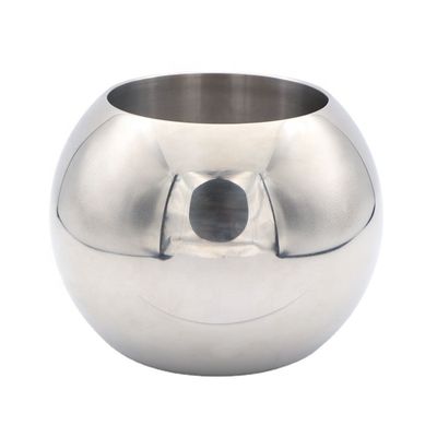 Valvola a sfera in acciaio inossidabile a superficie lucidata specchio per valvole garantite Parti di ricambio OEM Supporto Design trasparente