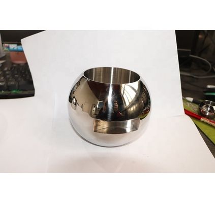 Valvola a sfera in acciaio inossidabile a superficie lucidata specchio per valvole garantite Parti di ricambio OEM Supporto Design trasparente
