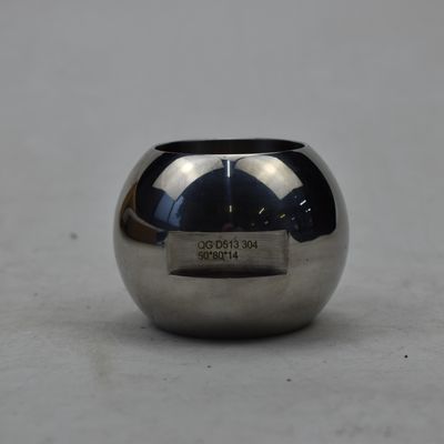 Accessori per valvole a sfera regolabili in uno solo pezzo con resistenza alla corrosione nella superficie lucidata a specchio