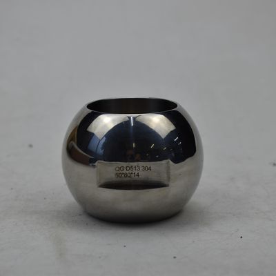 Accessori per valvole a sfera regolabili in uno solo pezzo con resistenza alla corrosione nella superficie lucidata a specchio