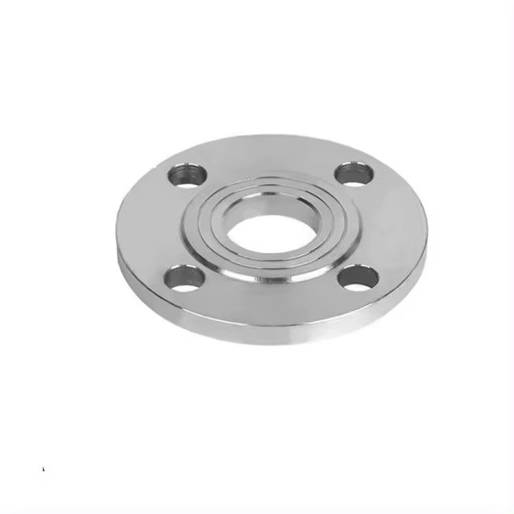 Dimensioni personalizzate Flange in acciaio inossidabile argento con standard ISO e connessione a flange