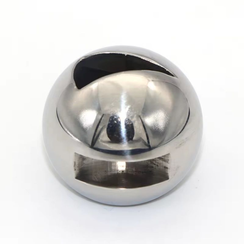 Valvola a sfera mini di design unico per valvole Ricambi in 201/304/316L Materiale in acciaio inossidabile argento