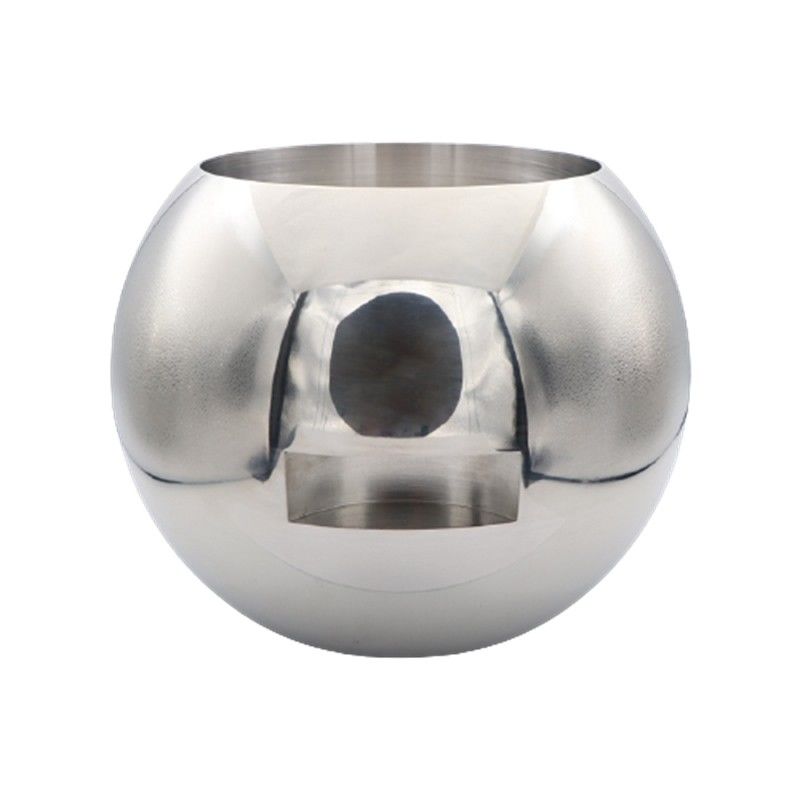 Valvola a sfera in acciaio inossidabile mirror polished DN65-DN100 con resistenza alla corrosione garantita e flusso diretto