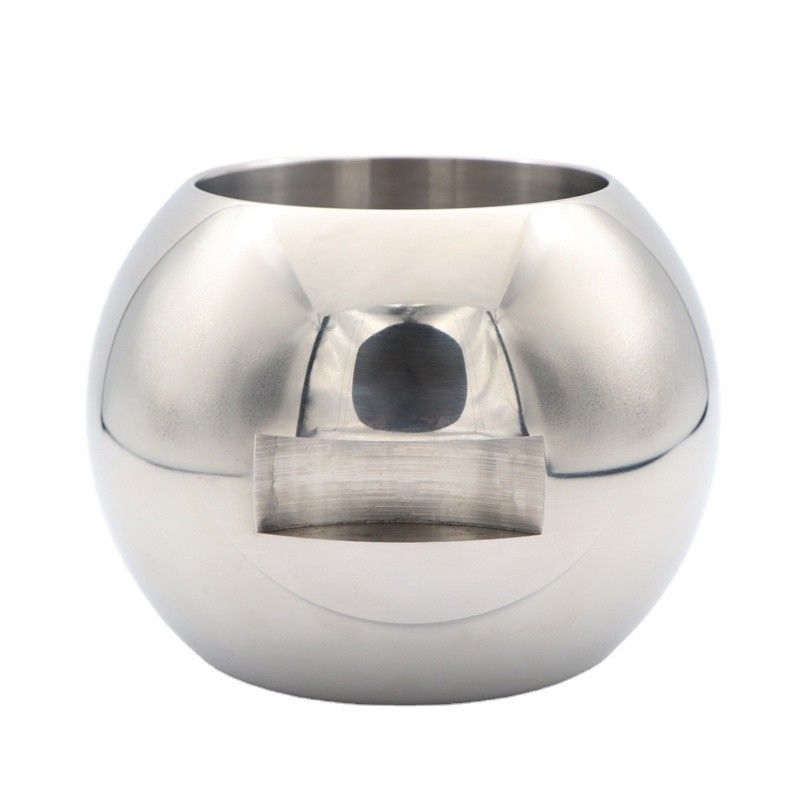 Specchio di superficie lucido 201/304/316L Acciaio inossidabile Mini One Piece Ball Valve Accessori per le esigenze del cliente